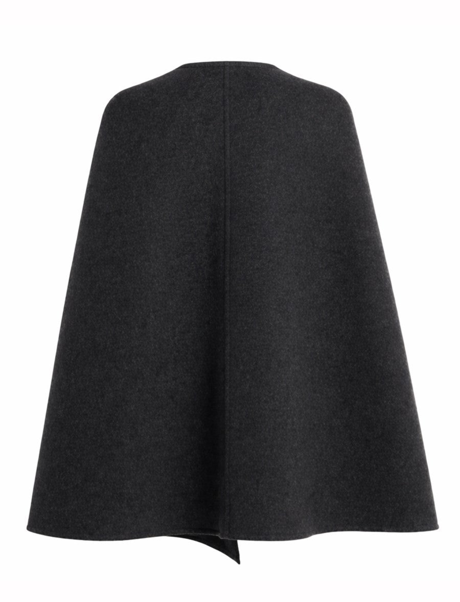 Gucci WOOL AND SILK CAPE WITH CLAMP