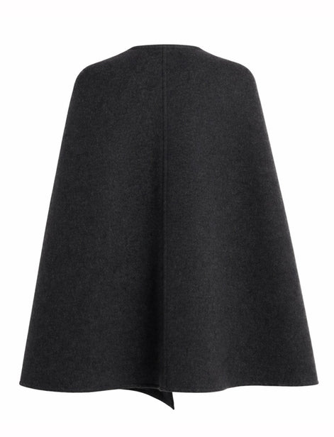 Gucci WOOL AND SILK CAPE WITH CLAMP