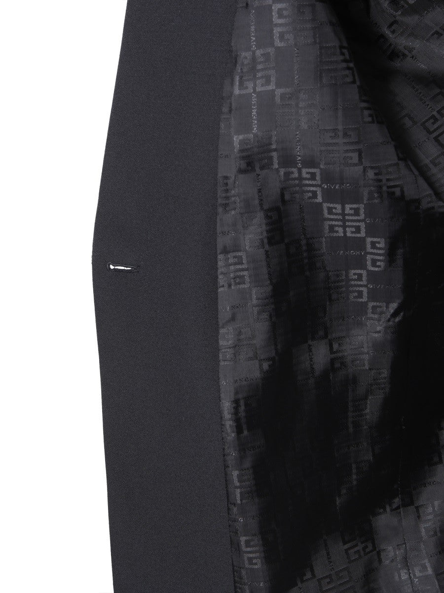 WOOL BLAZER WITH STRASS