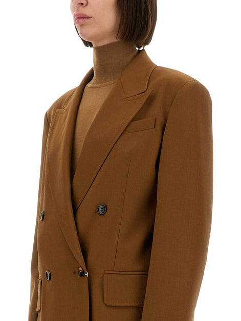 WOOL BLEND DOUBLE-BREASTED JACKET