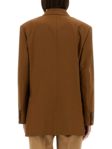 WOOL BLEND DOUBLE-BREASTED JACKET