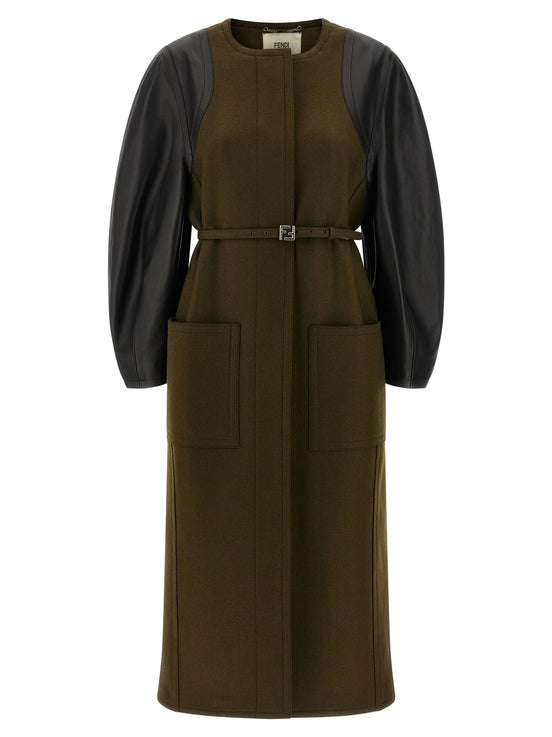'Wool Felt' coat