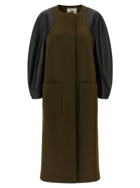 'Wool Felt' coat