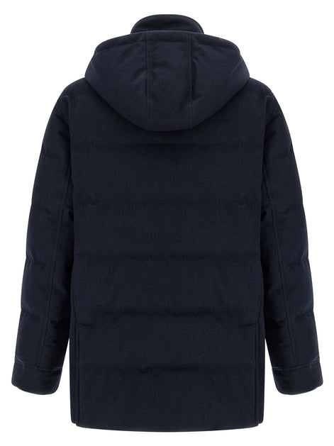 Wool flannel parka