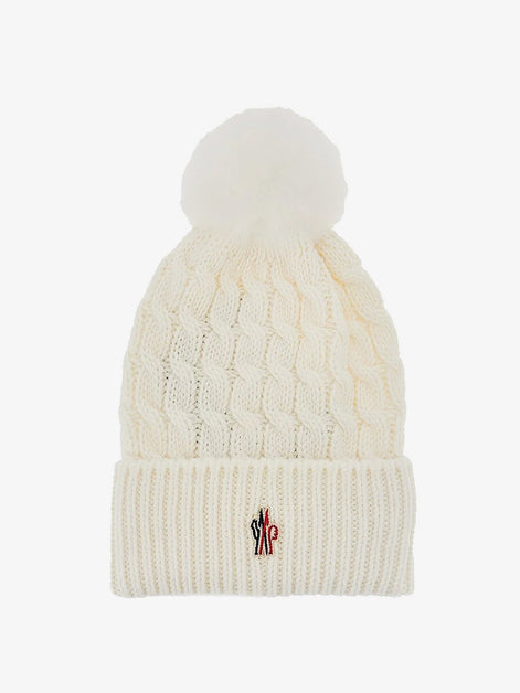 Wool hat with pom-pom