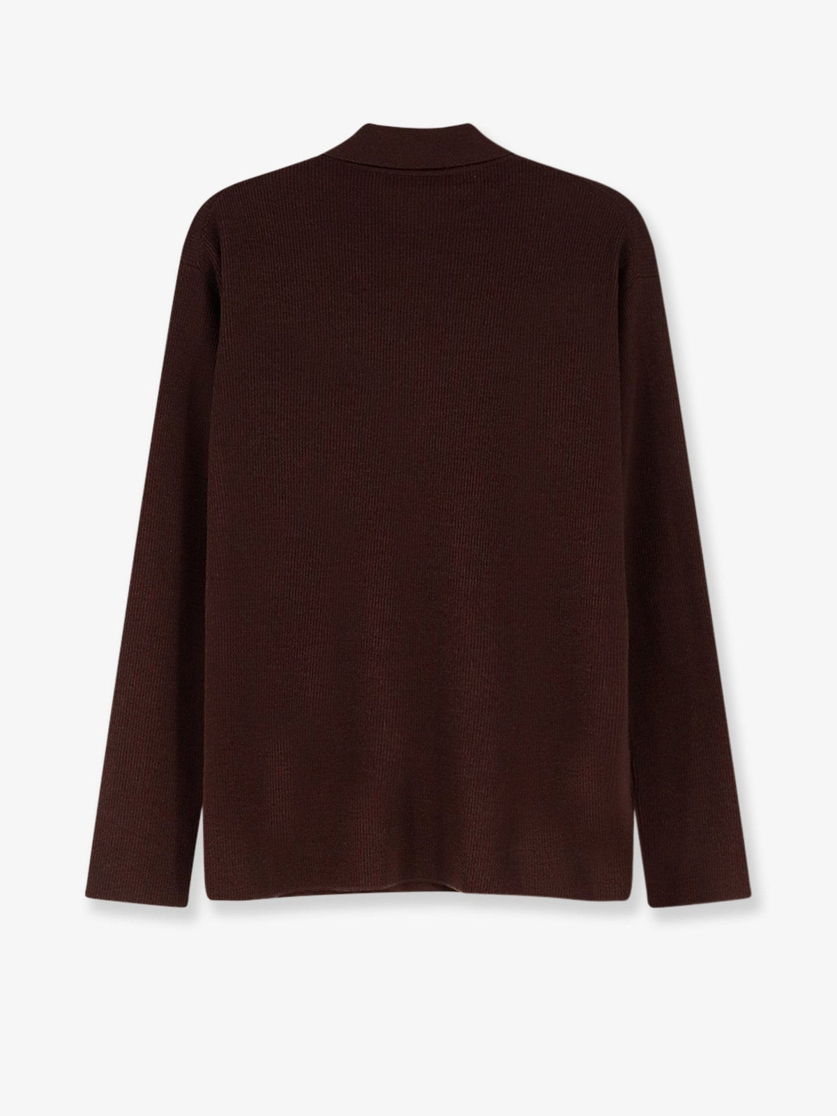 Miu Miu Wool polo shirt with embroidered logo on the front