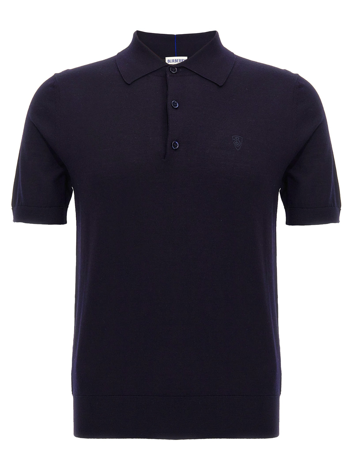 Wool polo shirt