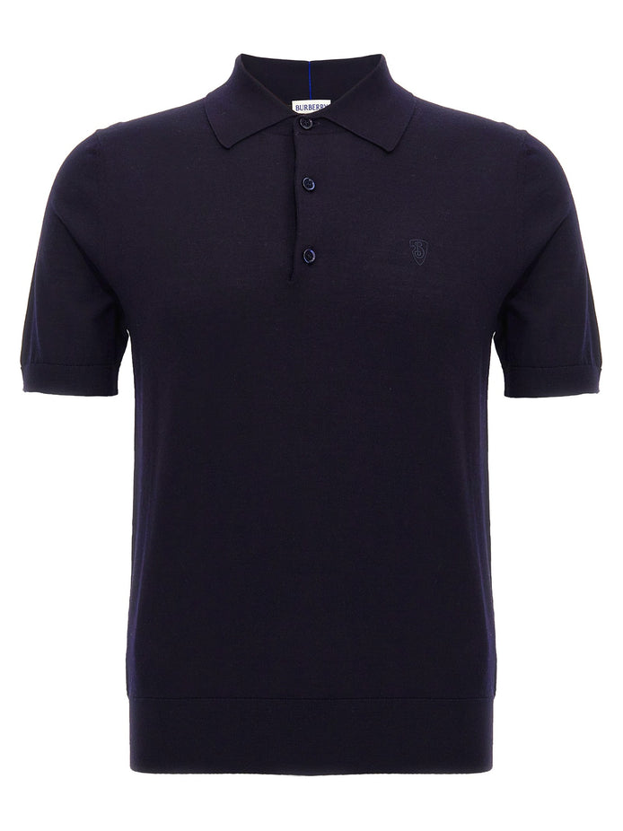 Wool polo shirt