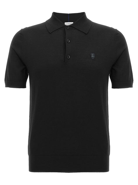 Wool polo shirt