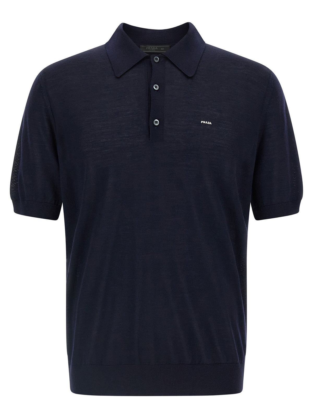 Wool polo shirt