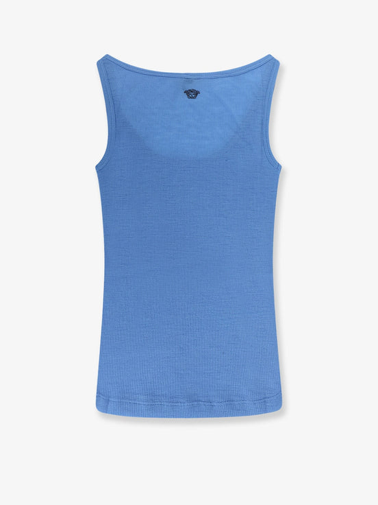 Wool tank top with back logo