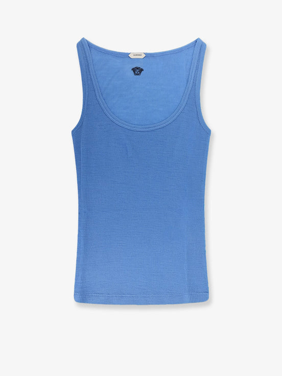 Wool tank top with back logo