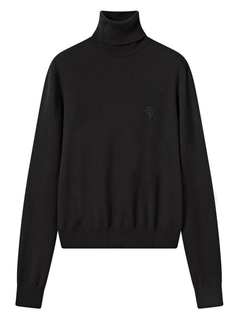 WOOL TURTLENECK WITH EMBROIDERY
