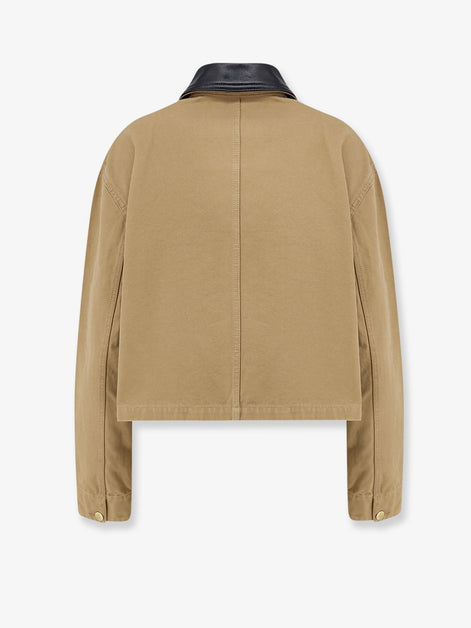 Workwear Cropped Canvas Jacket