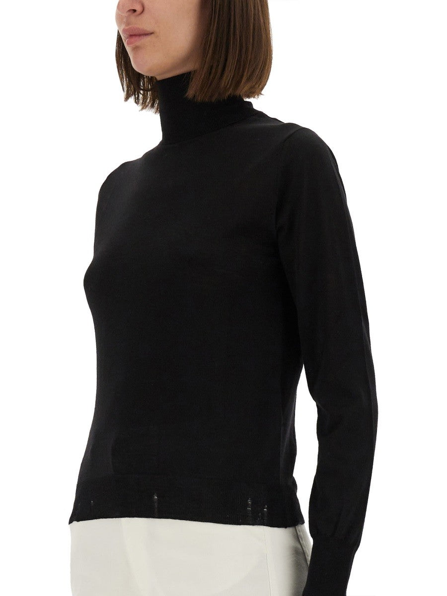 WORN EFFECT WOOL SWEATER
