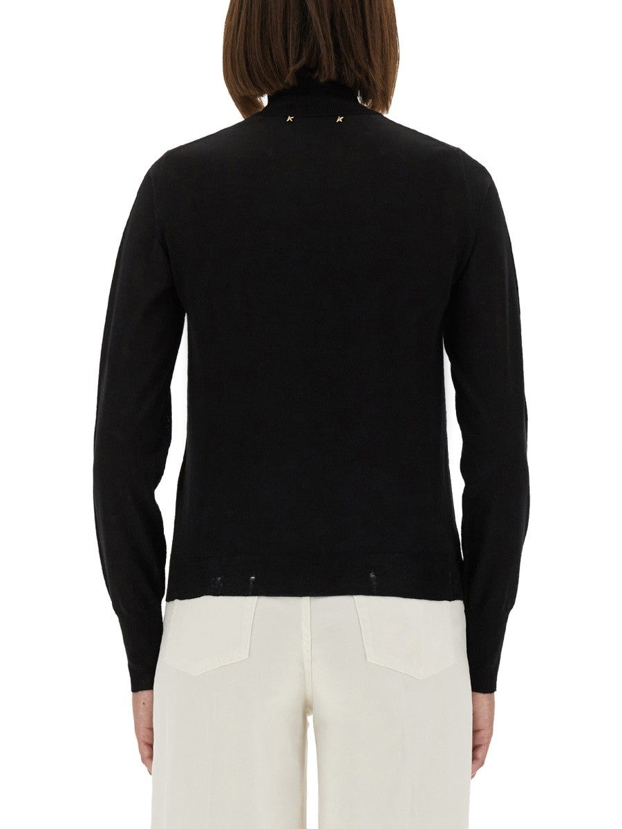 WORN EFFECT WOOL SWEATER