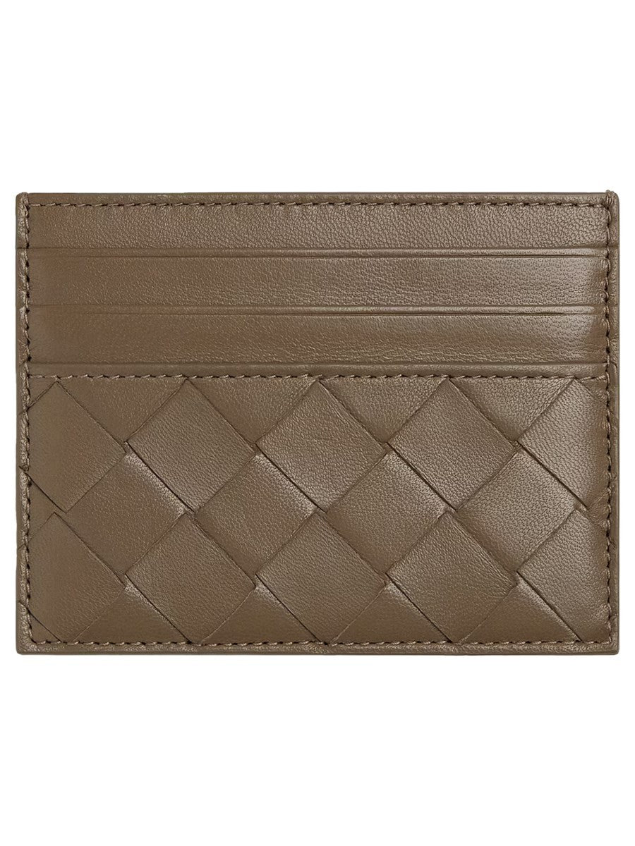WOVEN LEATHER CARD CASE