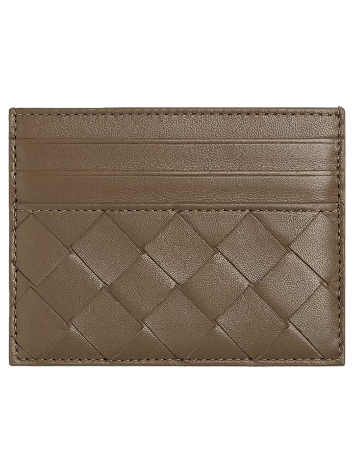 WOVEN LEATHER CARD CASE