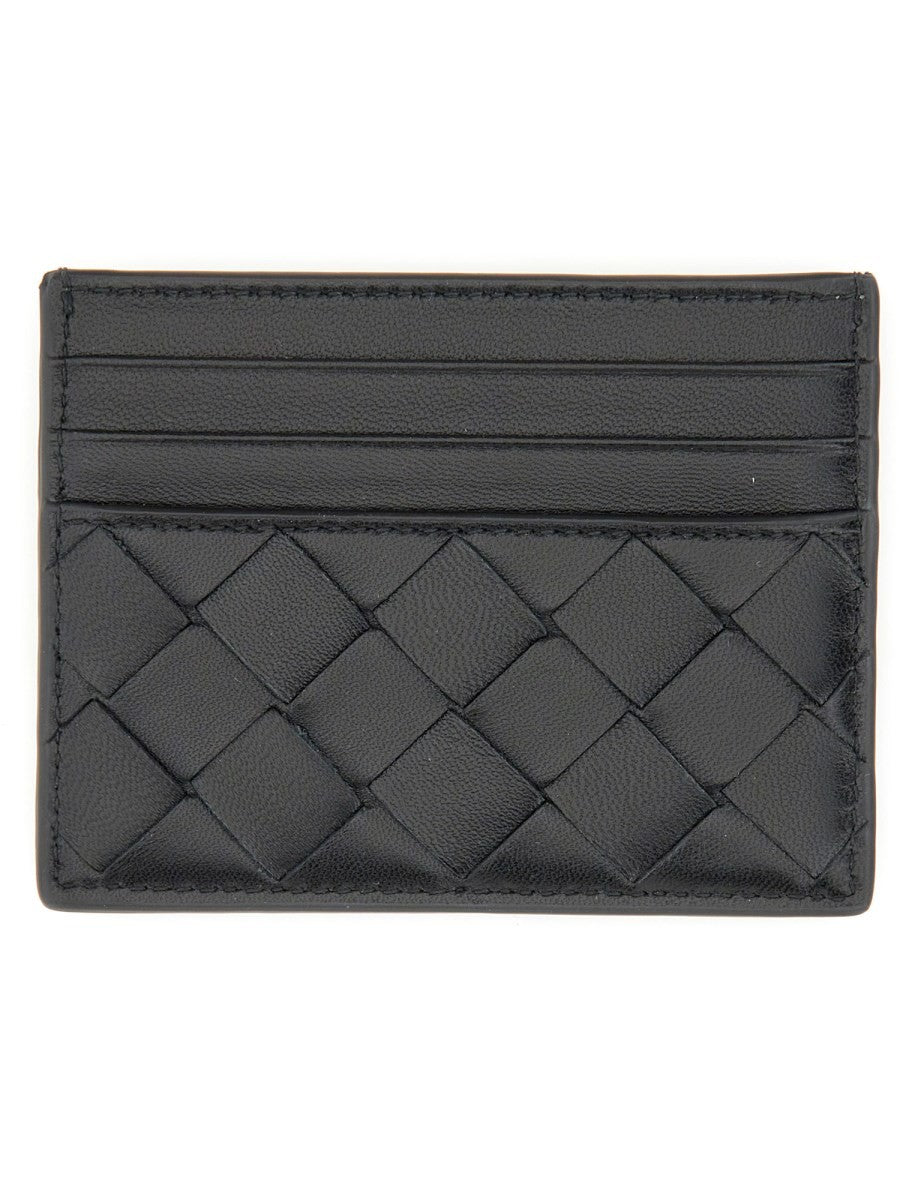 Bottega Veneta WOVEN LEATHER CARD CASE