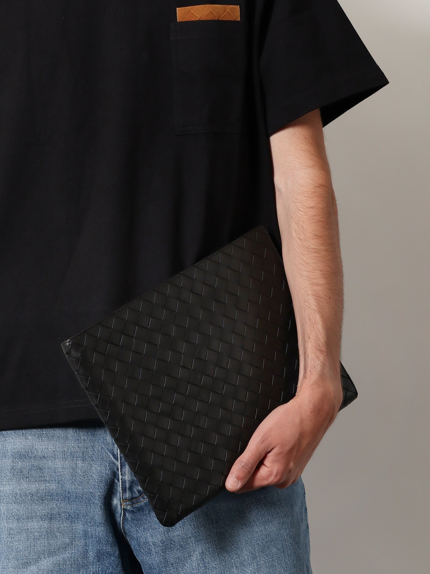 Bottega Veneta Woven leather pochette