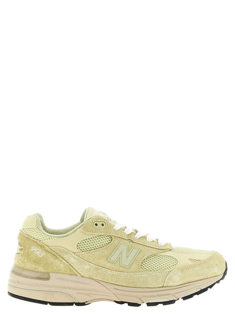 Yellow 'Made in USA 993' sneakers