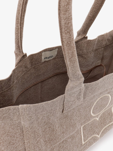 Isabel Marant Yenky Zipped cotton shoulder bag