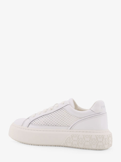 Yoko leather sneakers with mesh inserts