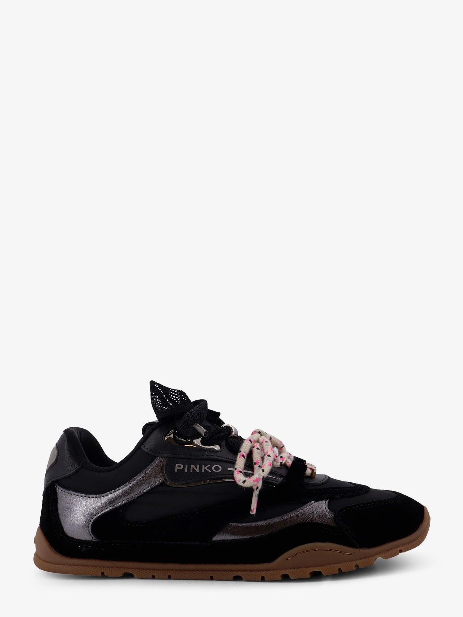 Yulia suede sneakers with nylon inserts