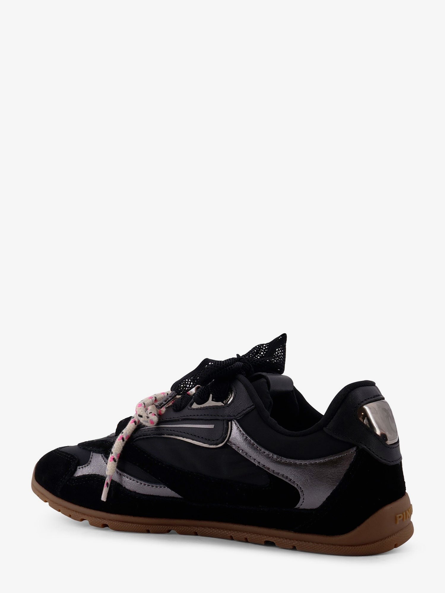 Yulia suede sneakers with nylon inserts