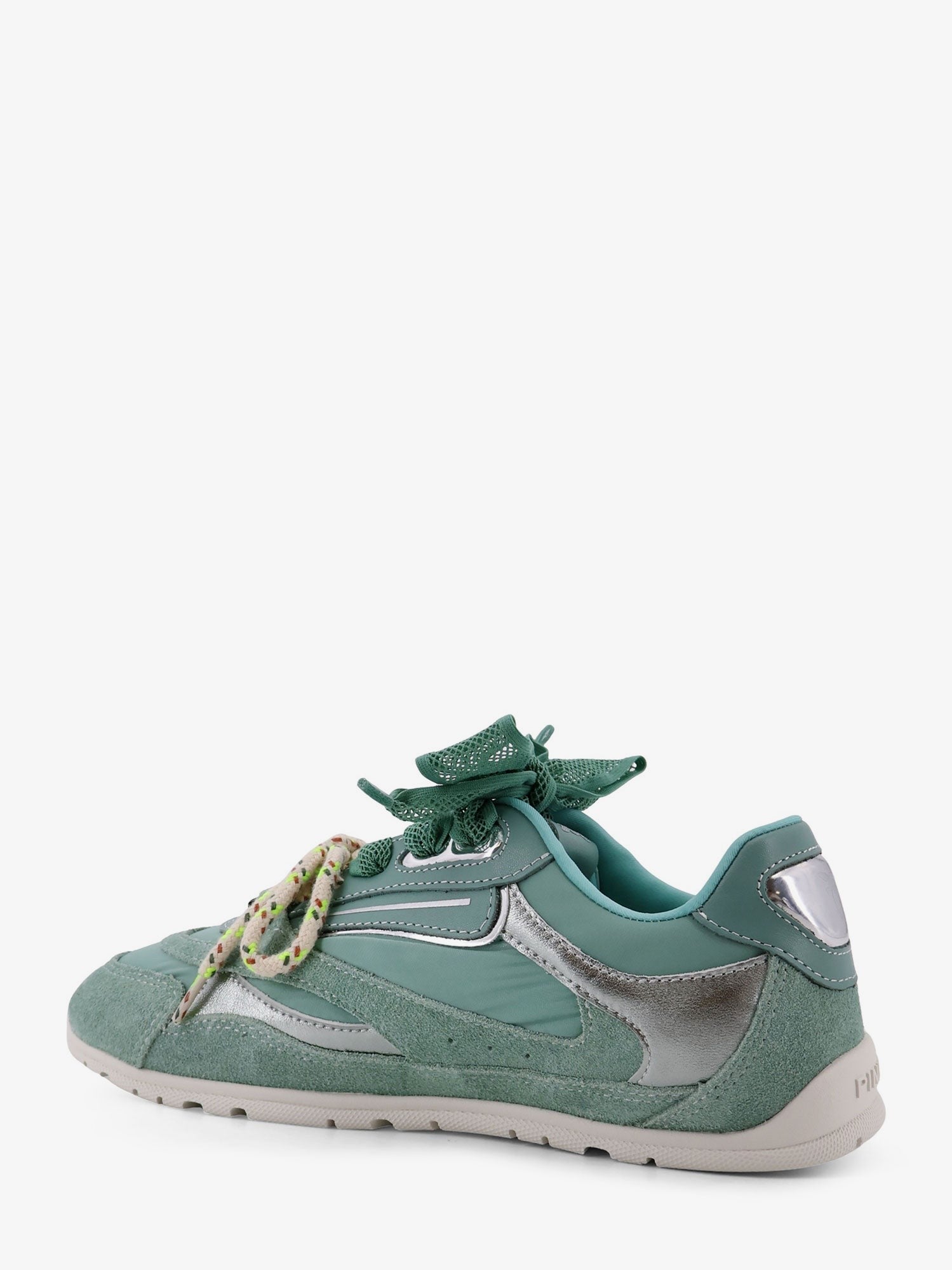Yulia suede sneakers with nylon inserts
