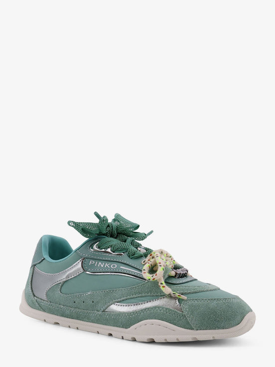 Yulia suede sneakers with nylon inserts