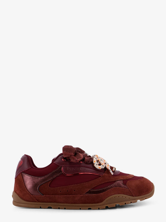 Yulia suede sneakers with nylon inserts