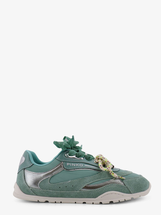 Yulia suede sneakers with nylon inserts