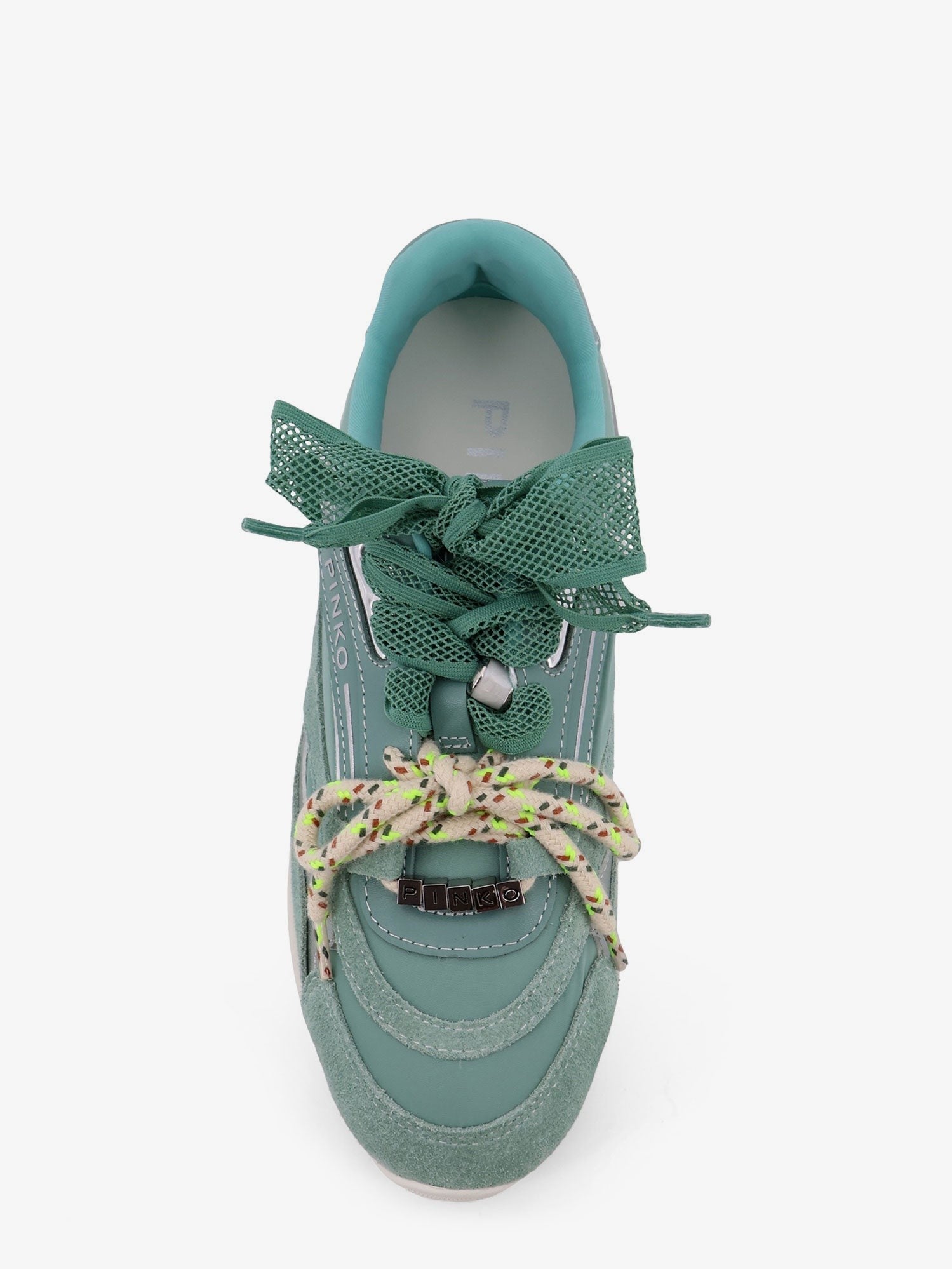 Yulia suede sneakers with nylon inserts