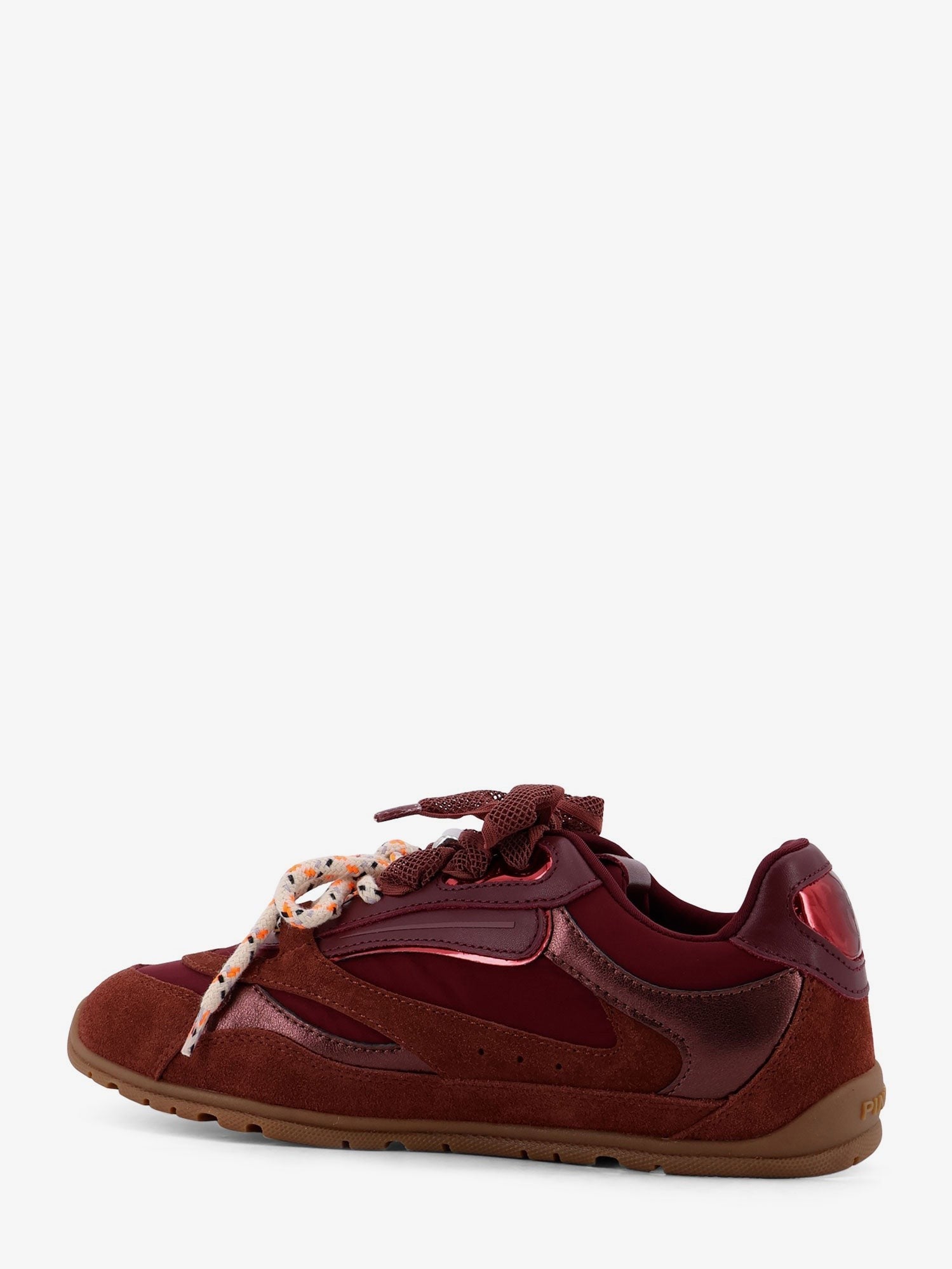 Yulia suede sneakers with nylon inserts