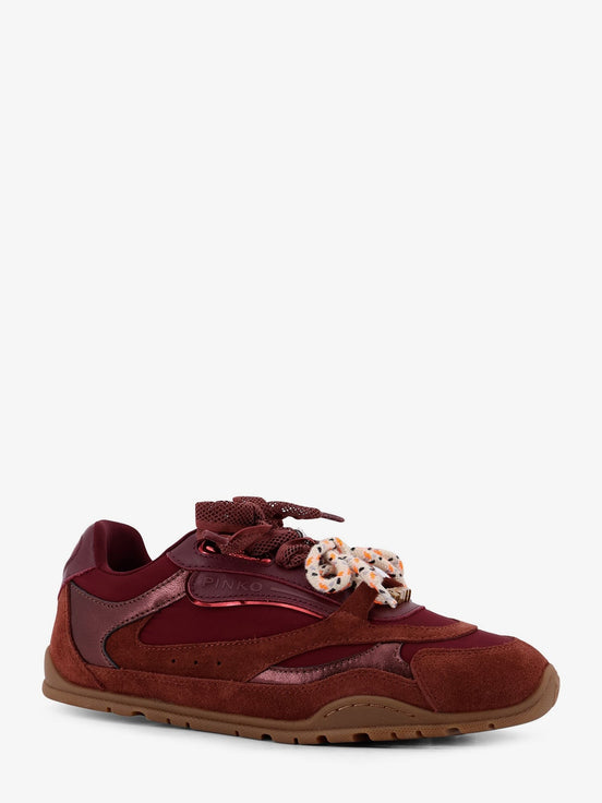 Yulia suede sneakers with nylon inserts