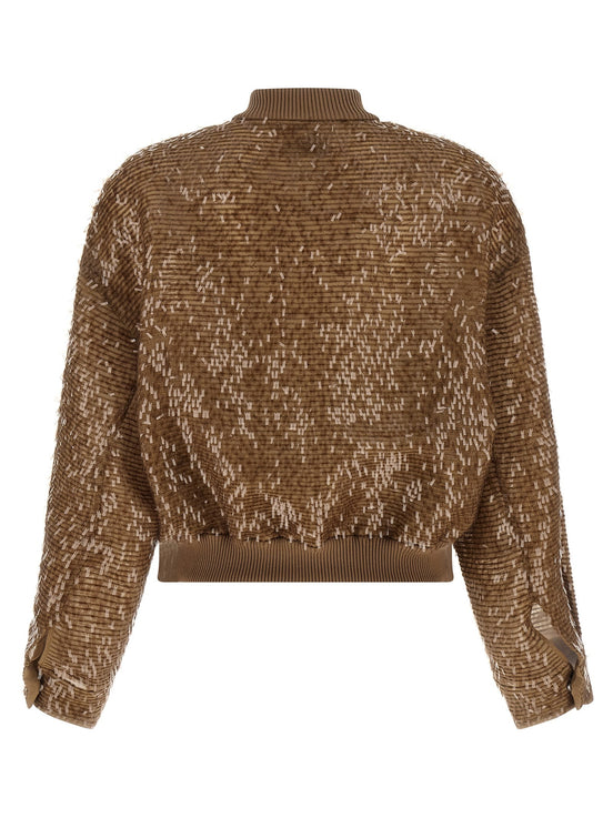 Zip cardigan