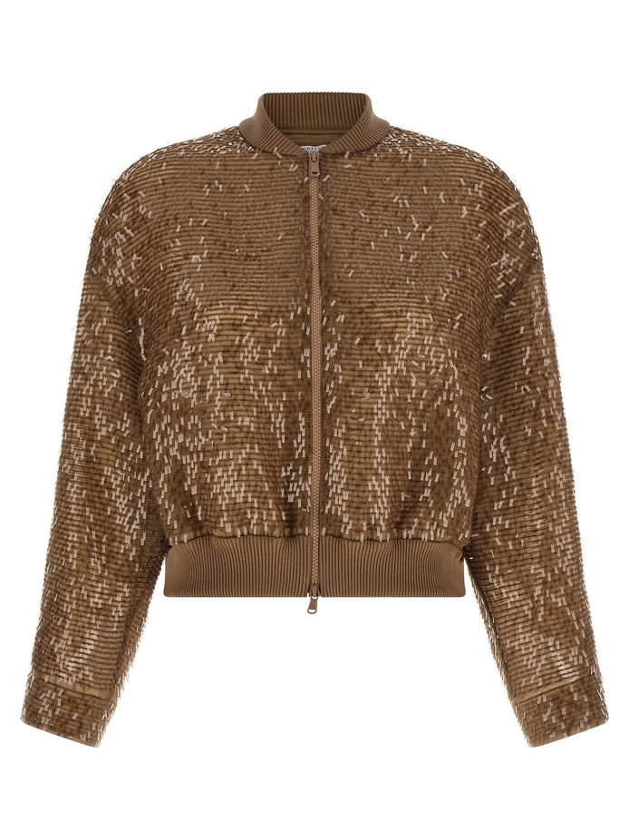 Zip cardigan