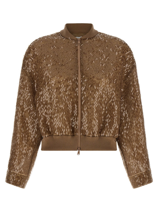 Zip cardigan