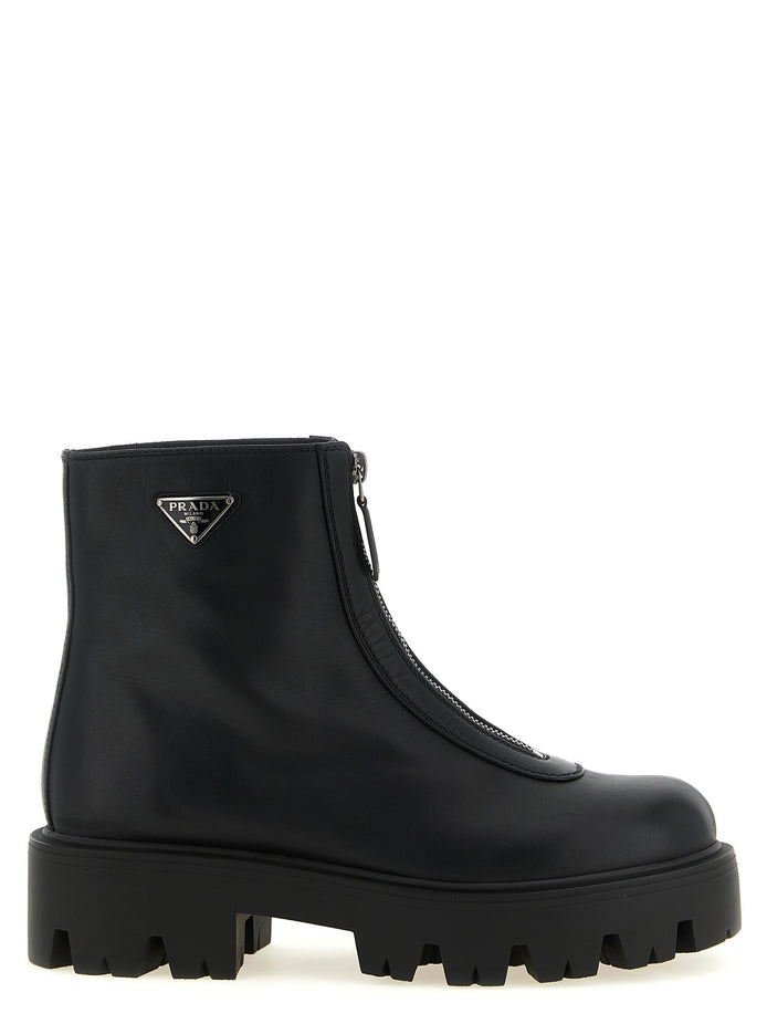 Zipped ankle boots