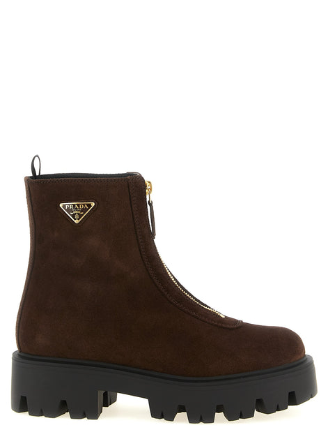 Zipped ankle boots
