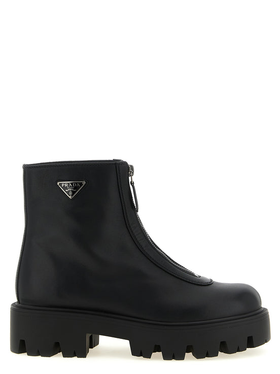 Zipped ankle boots
