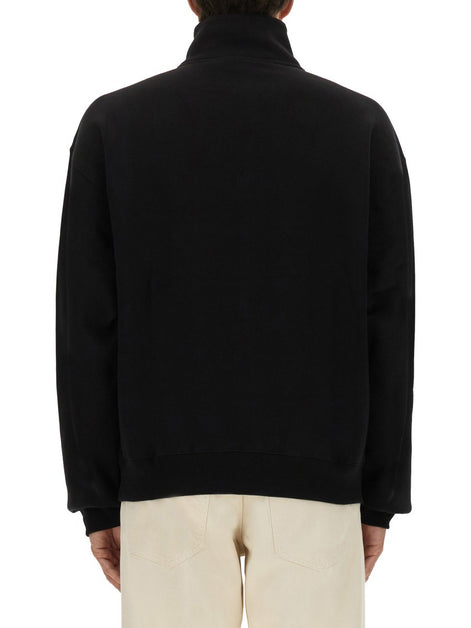 FELPA CON LOGO E ZIP