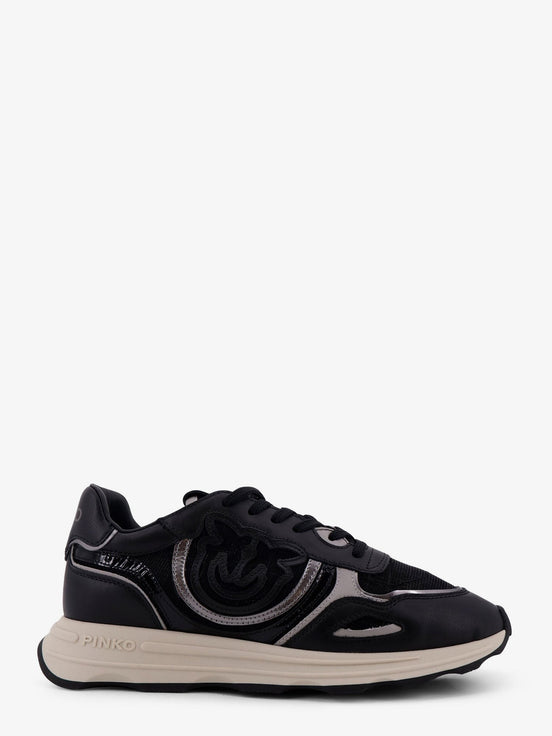 Zoe leather sneakers with mesh inserts