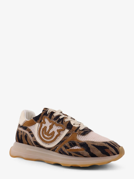 Zoe suede sneakers with mesh inserts