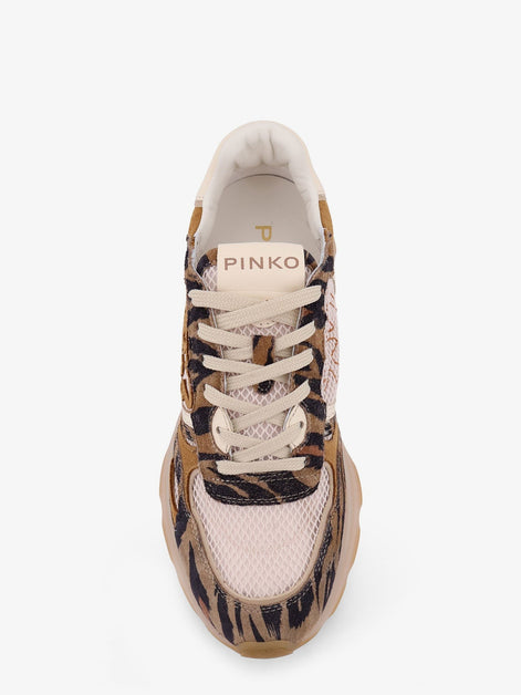 Zoe suede sneakers with mesh inserts